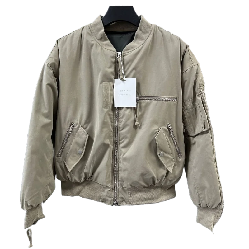

MA-1 Bomber Flight Jacket - Fighter Pilot Flight Jacket Casual Fall Winter Military Jacket and Coats Outwear