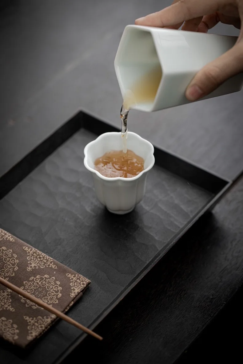 Kung Fu Teetasse Grüne Keramik Gaiwan Teeschale Teezubehör jingdezhen Teekanne Set Teegeschirr – Detail 9