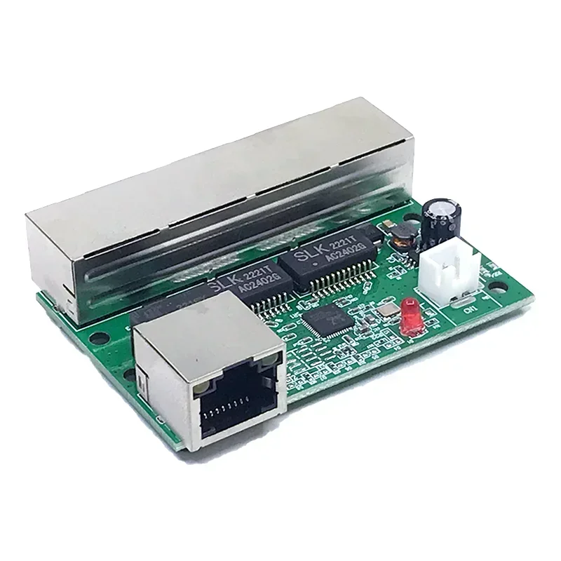 미니 PCBA 4/5 포트 네트워크 미니 이더넷 스위치 모듈, 10/100Mbps, 5V, 12V, 15V, 18V, 24V