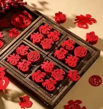 Mini pegatinas de lanzamiento a mano para Festival de Primavera chino, decoración de diseño para lanzar escaleras, juego creativo de Año Nuevo, 2022