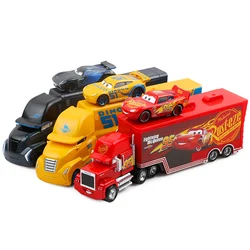 Disney Pixar Cars 2 3 Lightning McQueen Mack Uncle Jackson Storm Car Truck 1:55 Diecast Vehicle Metal Toys Gift for Children