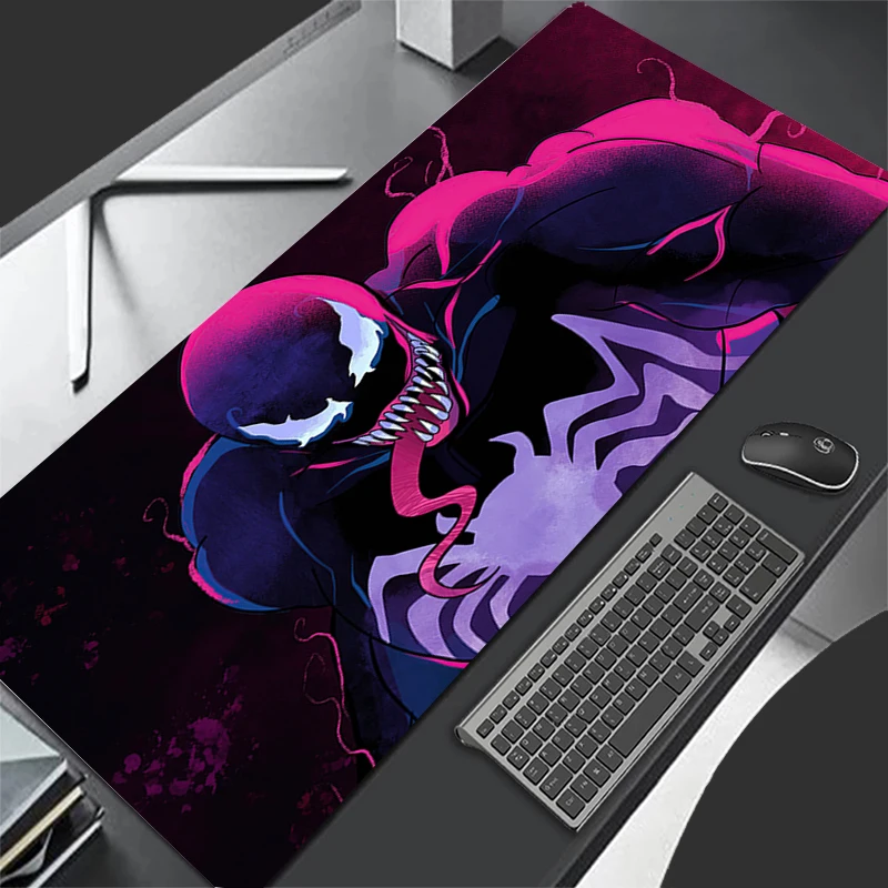 

Desk Mat Marvel Venom Cool Anti-skid Mause Pad for Computer Mouse Game Mats Laptop Pc Accessories 900x400 Mousepad Gaming Office