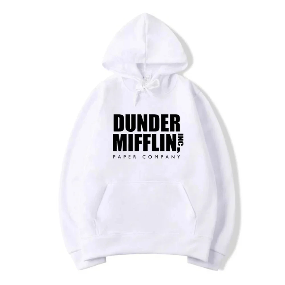Das Büro Dunder Mufflin Inc. Papier Hoodie Dwight Schrute Sweatshirt Männer Frauen Hoodies lässig Pullover Kapuzen pullover – Detail 5