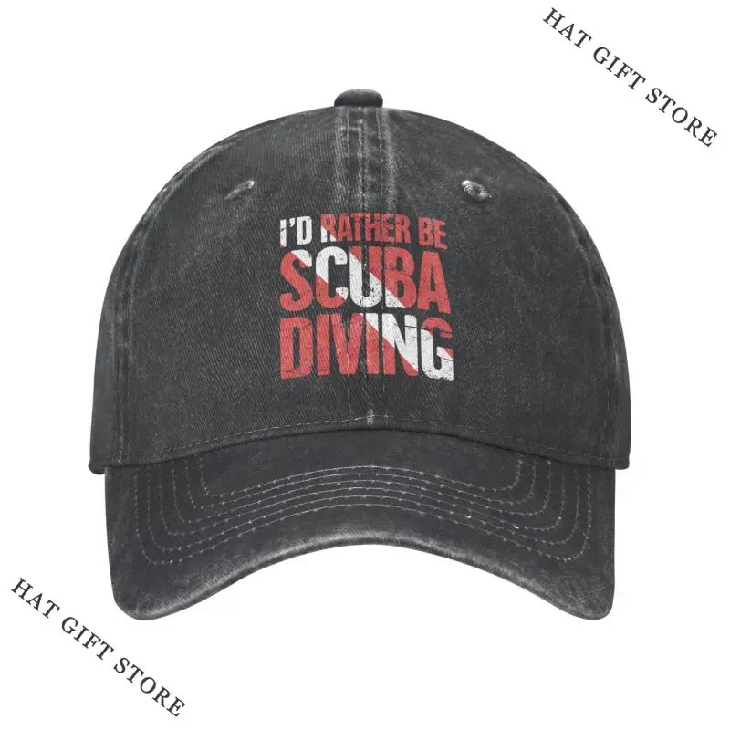 

Hot Classic Unisex Cotton Scuba Diving Baseball Cap Adult Diver Dive Lover Quote Adjustable Dad Hat Men Women Sun Protection