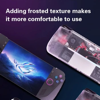 For Rog Ally X DIY Replacement Shell Transparent Back Plate Case Set For Rog Ally X Heat Dissipation Game Accessories 2