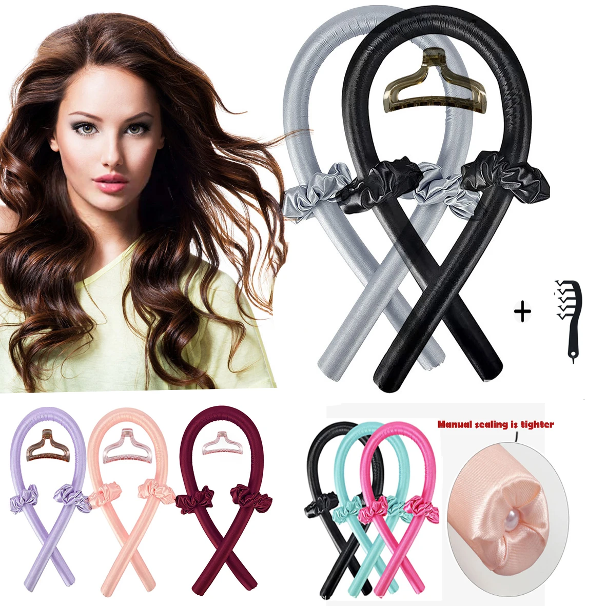 How To Avoid Hair Damage With Heatless Curls Toppik Blog | Heatless Hair  Curler,no Heat Hair Curlers Overnight Curls Curling Headband With 20 Hair  Pins And Drawstring Pouch For Long Hair And