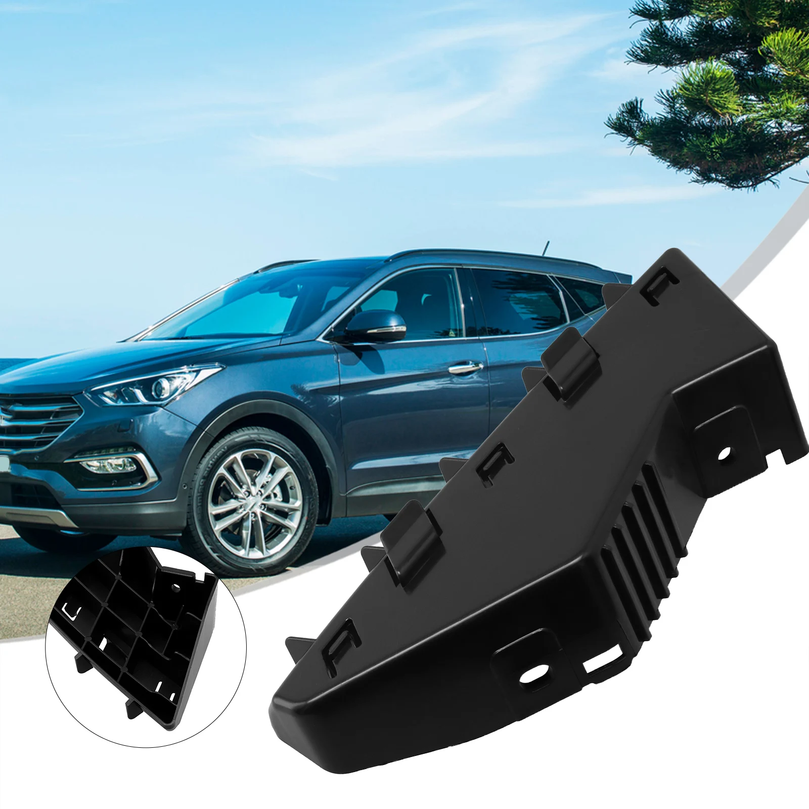 

Front Bumper Bracket Left Side For Hyundai Santa Fe XL 3.3L 2013-2019 High Quality Material And Complete Assembly 86551-2W000