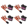 1/2/4pcs MG90S Micro Servo Motor Metal Gear Analog RC Servomotor 180 360 For Car Arduino Robot Helicopter Aircraft Toys 1
