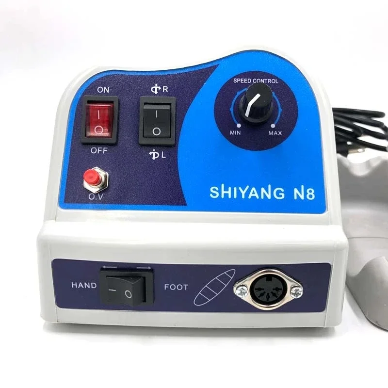 보석 세공용 N8 마라톤 연마 브러시 마이크로모터 (45000/45k RPM 핸드피스 SH37LN 2.35mm 척) 조각 및 연마용