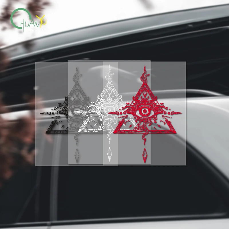 Personalized creative all-seeing eye car sticker, car and motorcycle ...