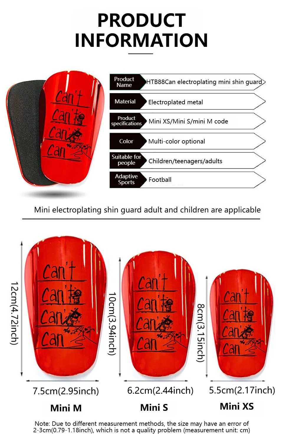 Loogdeel 1 Paar Fußball-Schienbeinschoner, Fußballtraining, Beinschutz, Schutzausrüstung, Mini-Schienbeinschoner, rutschfest, Unisex, für Kinder, Jungen und Mädchen – Detail 16