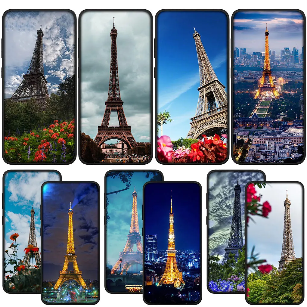 Love Paris Torre Eiffel Cover Rosa Custodia Per Telefono Per Samsung Galaxy A02 A03 A01 A11 A42 A70 M20 M21 M30 M31 M51 S7 Edge Soft Case