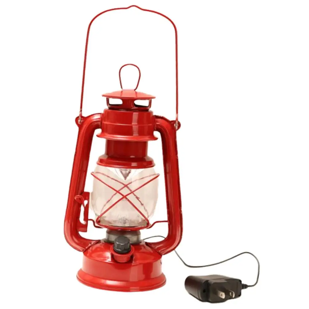 Vintage LED Lantern with Battery Operated Rechargeable Lamp for Caming /Outdoor /Emergency /Adventures