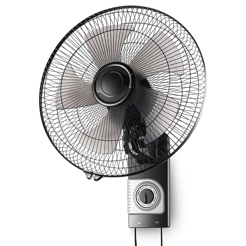 가정용 에너지 절약 전기 선풍기, 벽걸이 팬, 기계식 버전, 스마트 버전, 3 가지 풍속 조절 가능, 16 인치