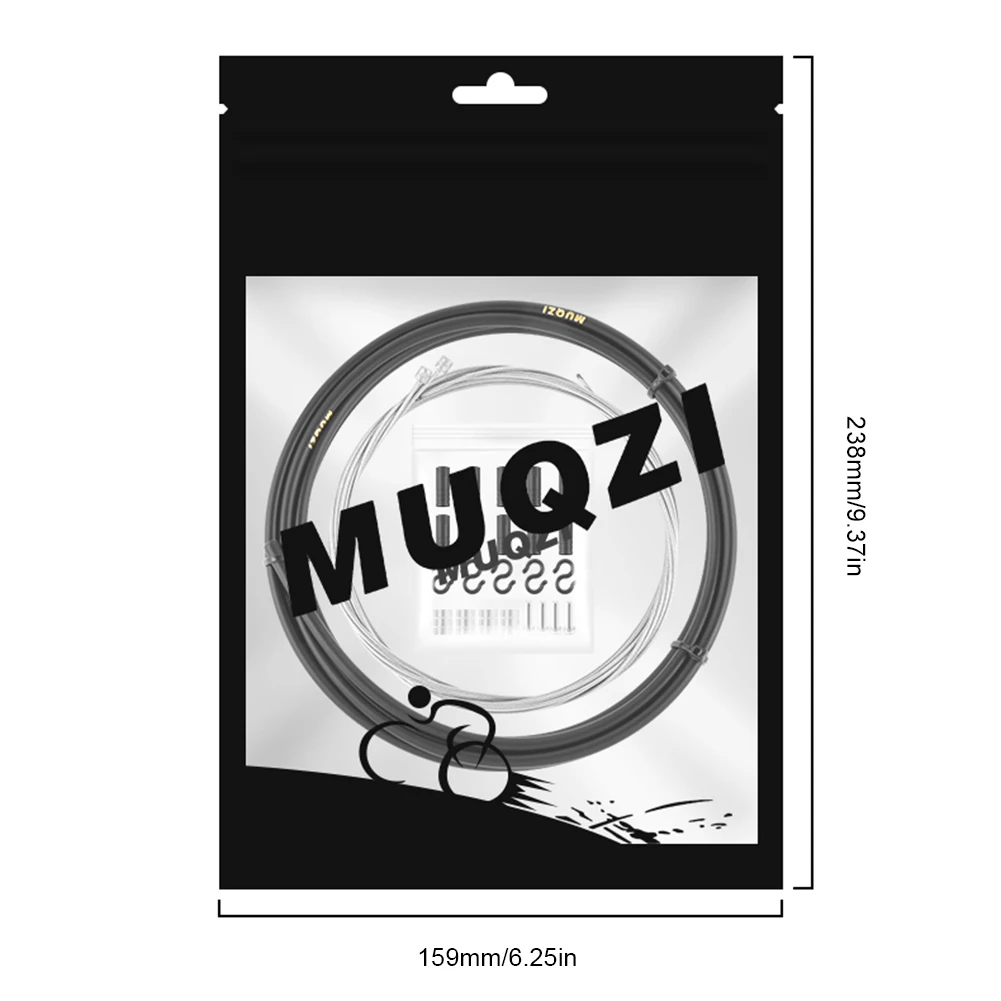 MUQZI MTB Road Bike Brake Cable Shift Line Set Universal Bicycle Shift Gear For MTB Bike Road Brake Cable Kit Derailleur Set