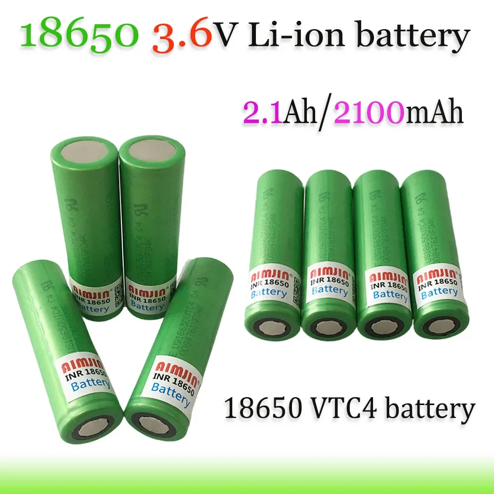 

New Original 3.6V 2100mAh 18650 Battery For Us 18650 VTC4 30A Toys Tools Flashlight Battery