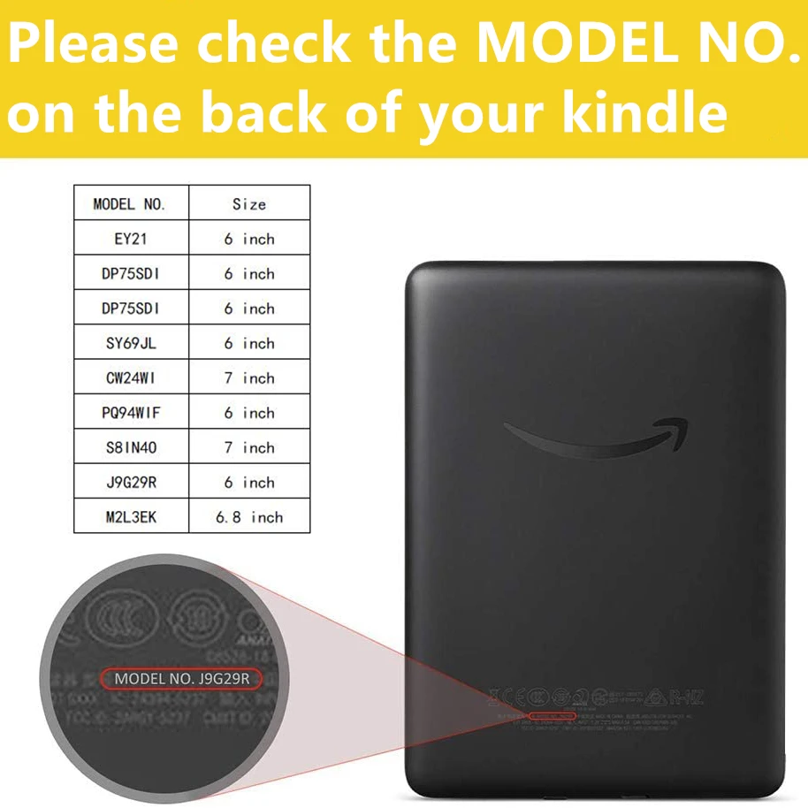 Tablet Case Kindle Case 6.8" Tablet Sleeve Bag 6" PU Leather Case for Kindle Paperwhite 11th Protective Insert Pouch Cover Carrying Bag