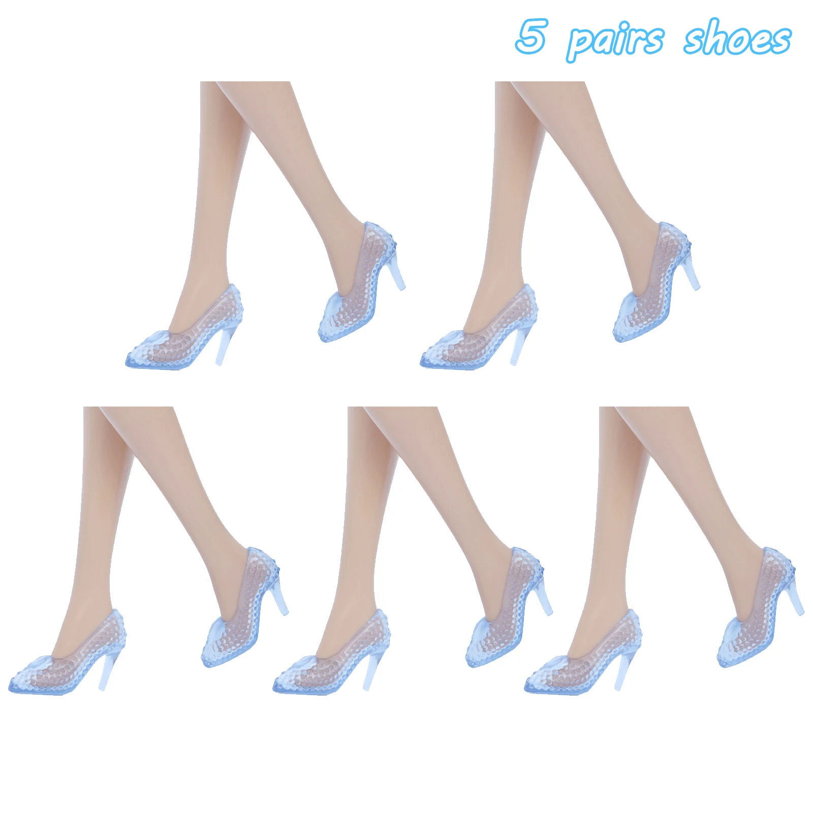 5 pairs shoes B