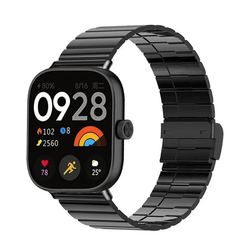 Watch Strap For Xiaomi Redmi Watch 4 Stainless Steel Strap Smart Watchband