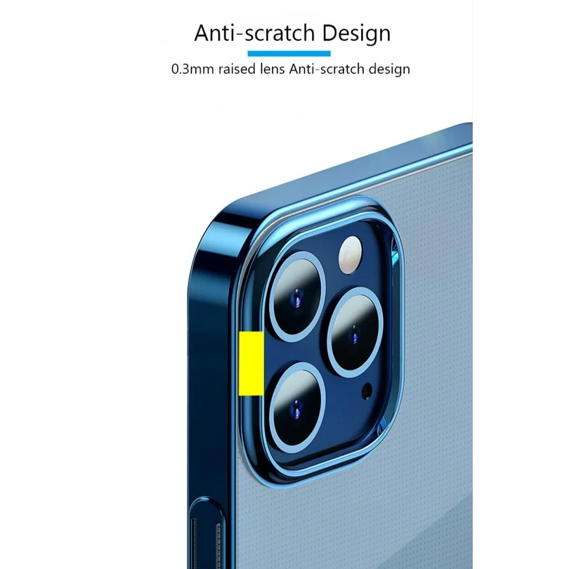 Magnetic Wireless Charger Hard Case for iPhone 13 Pro Max Ultra Thin Transparent Plating Back Case for iPhone12 Pro Mini Cover