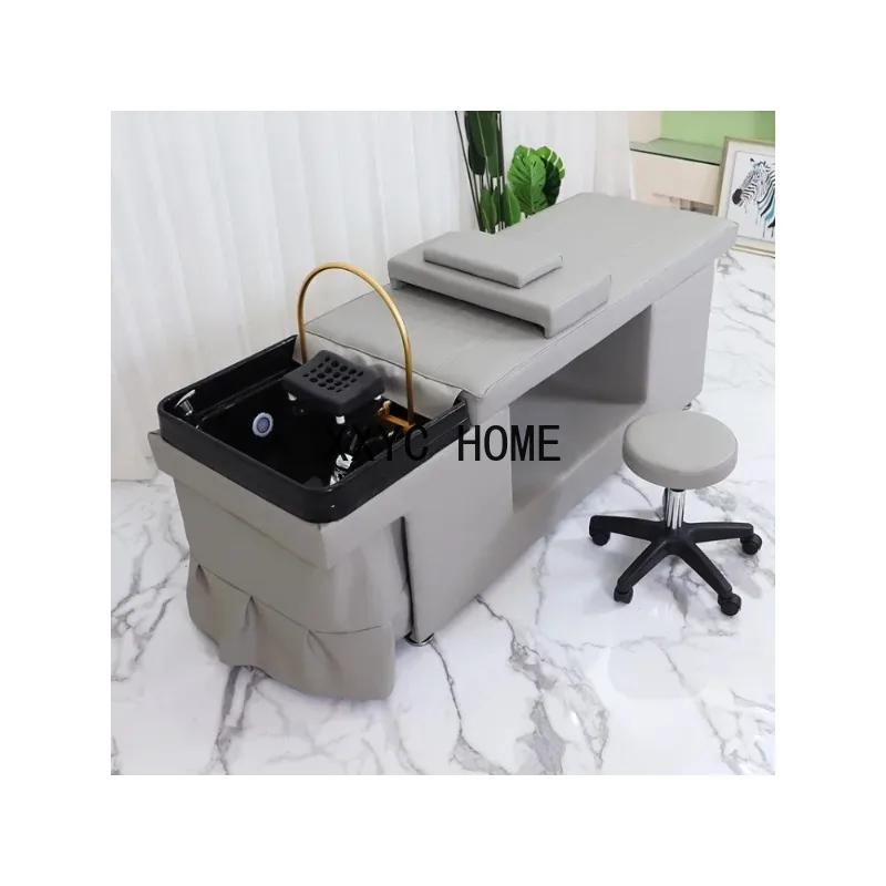 Head Spa Hair Washing Bed Stylist Comfort Comfort Luxury Shower Head Shampoo Chair Salon Behandelstoel Salon Furniture MQ50SC barber modern shampoo chair spa recliner hair modern shampoo chair makeup comfort cadeira de cabeleireiro furniture hd50xf