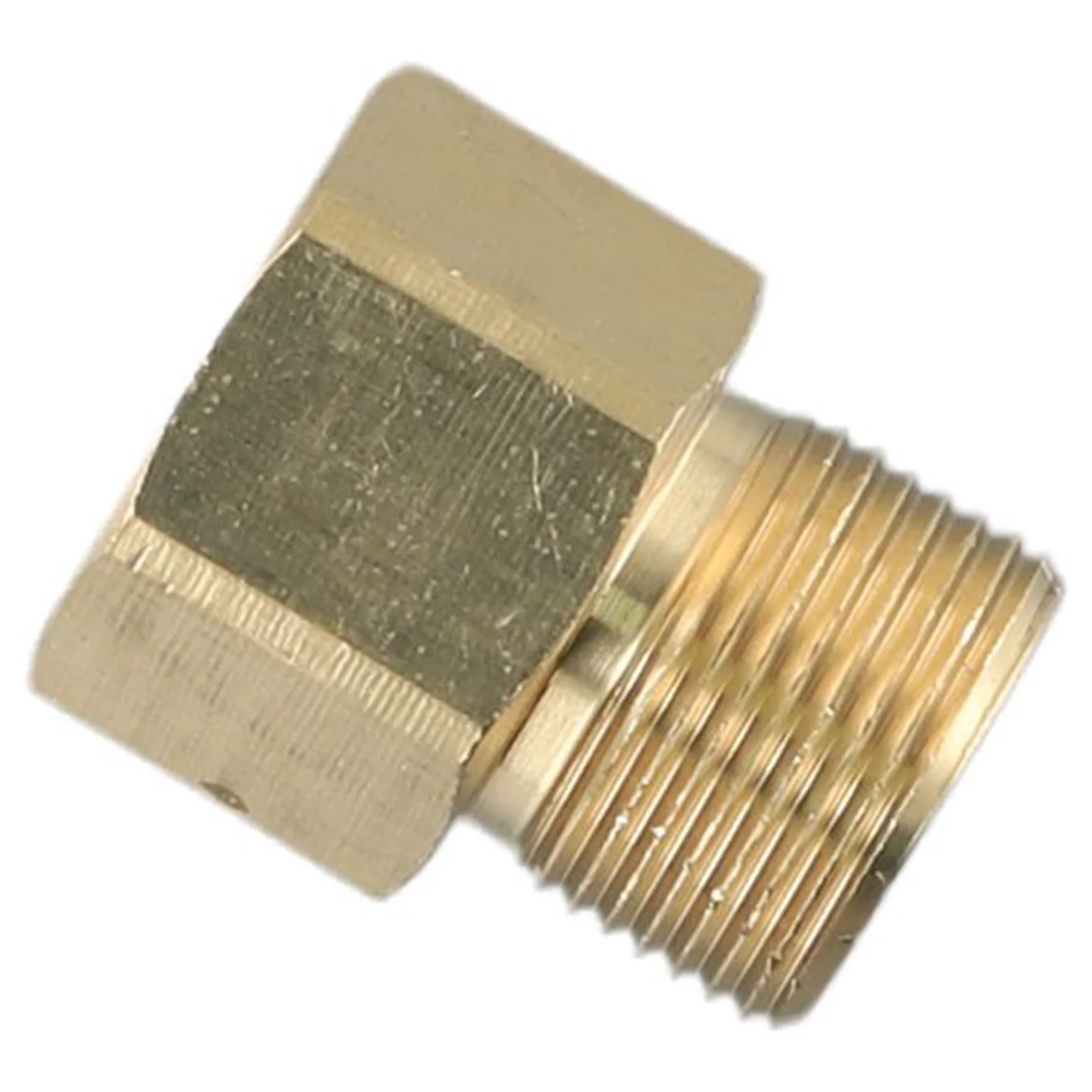 

Pressure Washer Adapter Metric Adapter Parts Universal 1 Pc 4500 PSI Accessories Brass Fittings M22 14mm Female