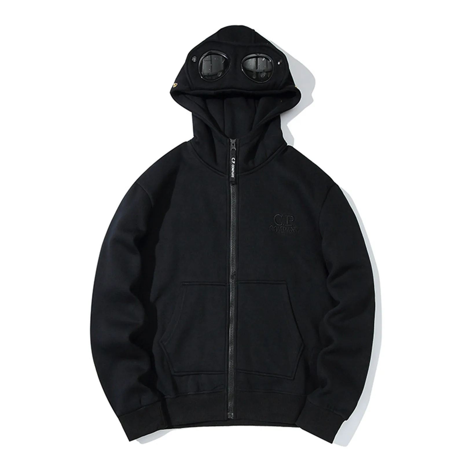 

Men's Hoodie Men's Round Lens Cotton Zipper Hoodie Workout blouse tops Gothic