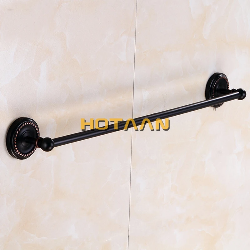 Solid Brass Black Bathroom Accessories Set Robe hook Paper Holder Towel Bar Soap Basket Bathroom Fitting Sets