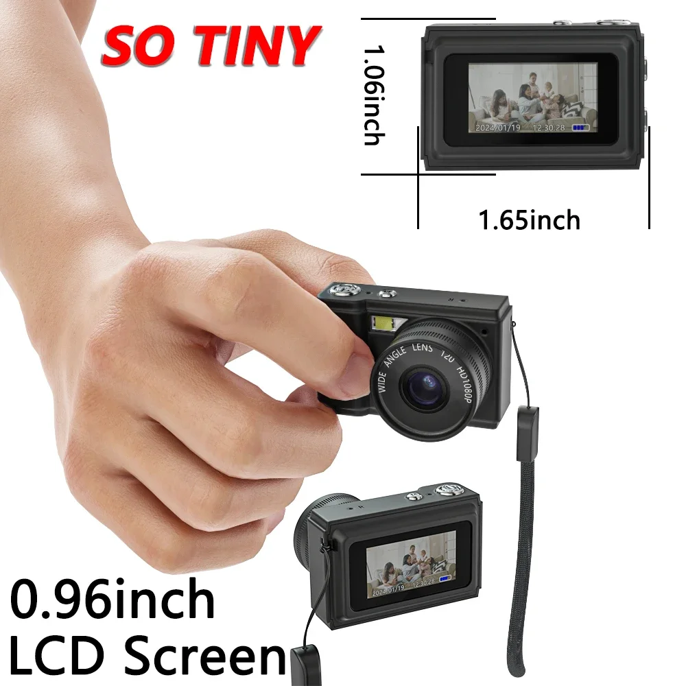 0-128G Mini 1080P Small Digtal Camera with Screen Bodycam Compact