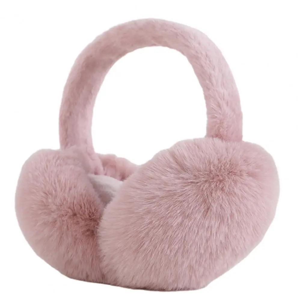 

Fluffy Earmuffs Compact Earmuffs Cozy Stylish Women's Winter Earmuffs Thick Plush Elastic Anti-slip Ear Warmers for Outdoor