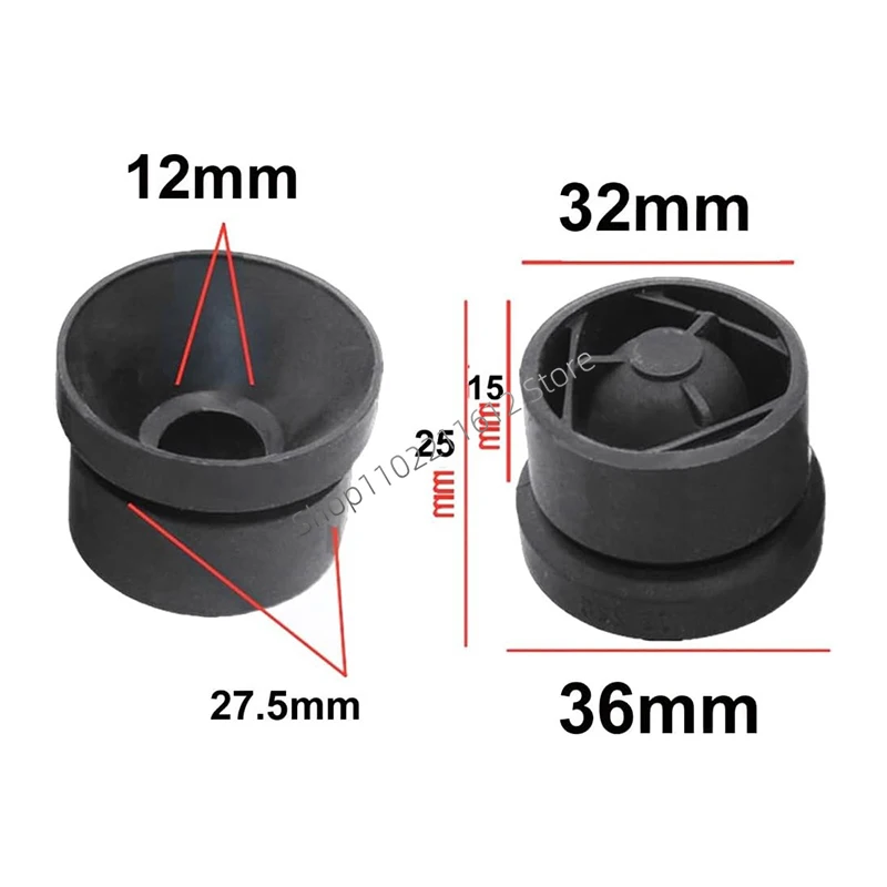 Engine Hood Hinge Cover Air Filter Box Rubber Grommet Car Engine Cover Grommet Rubber er Stop Bumper Grommet Shock Absorbing Accessories for Audi VW Touareg Beetle Skoda 06A10322