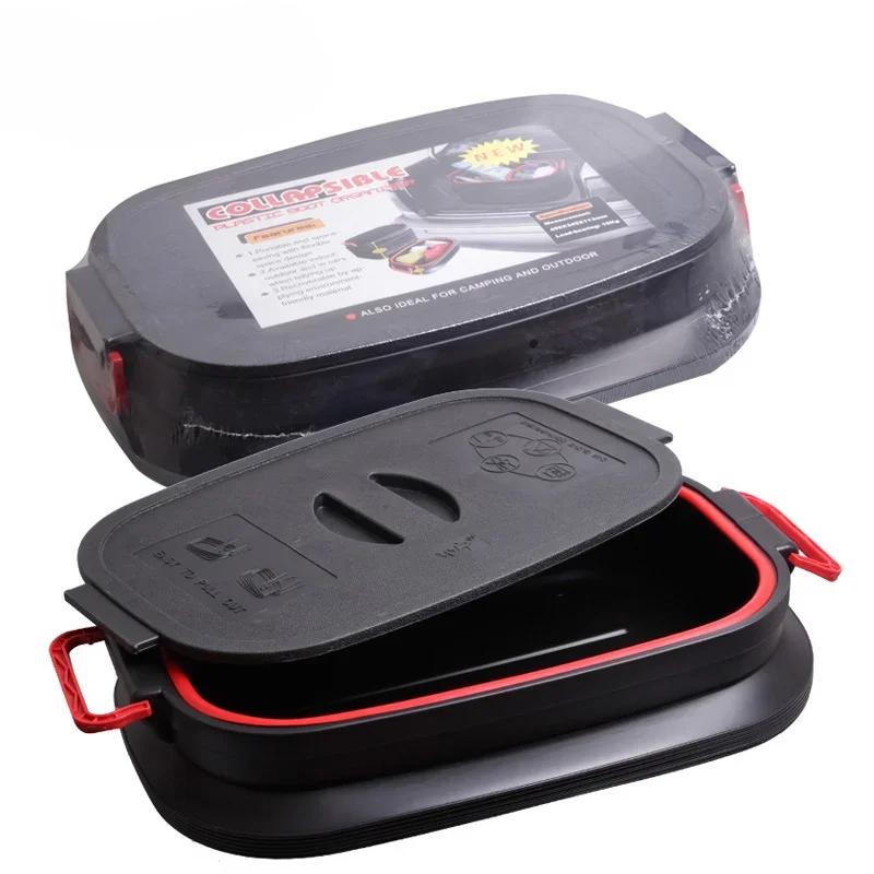 4L/18L/37L Folding Bucket Portable Car Trash Fishing Bucket Outdoor Retractable Water Dust Holder Storage Box Container