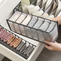 3pcs/ set Underwear Fabric Drawer Storage Basket, Socks Storage Drawer Box For Panties Bras Ties, Clothes, Organizer Of Wardrobe 1