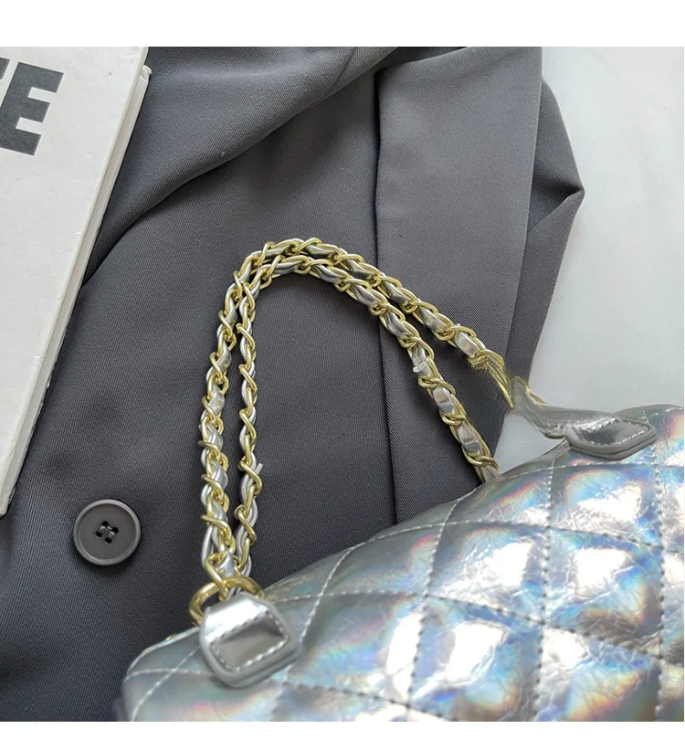 Piccola borsa a mano per donna 2024 nuova borsa a tracolla monospalla alla moda e alla moda, piccolo stile profumato, semplice_voghion.com