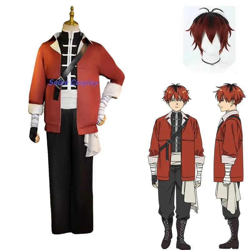 

Stark Cosplay Costume Anime Frieren Beyond Journey's End Wig Jacket Anime Comic Frieren at the Funeral Uniform Halloween Clothes