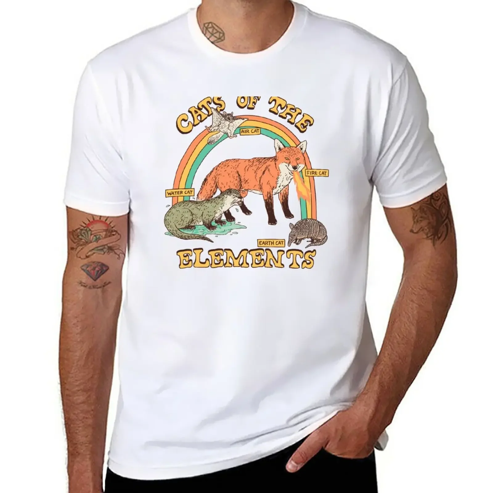 

Cats of The Elements T-Shirt cute clothes Short sleeve tee t shirts for men pack