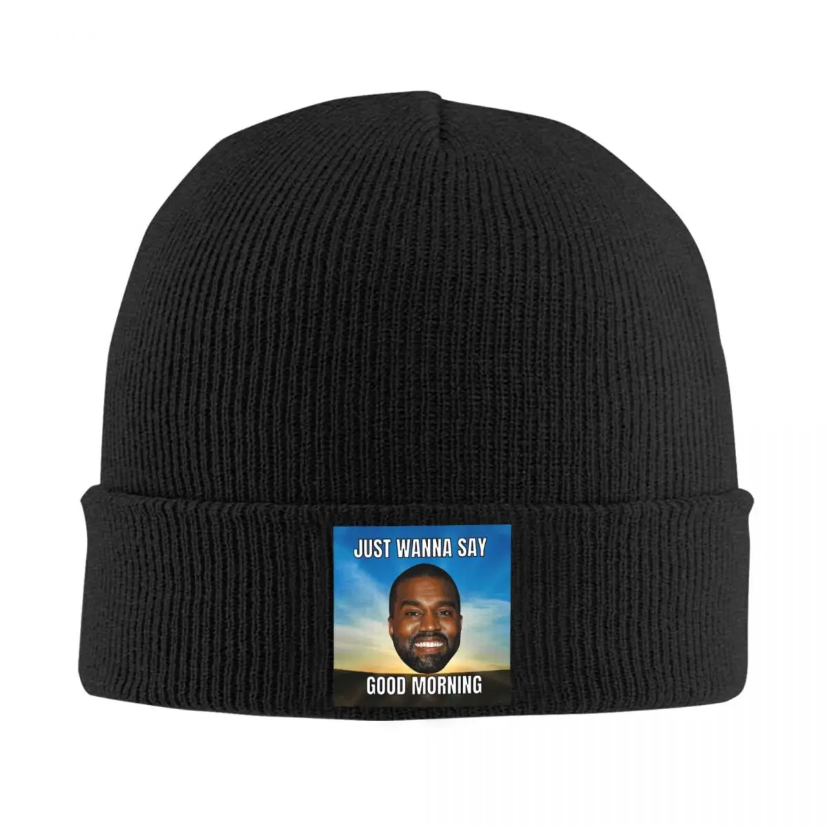 

Забавные шапки Kanye West Meme шапочки шапки модные зимние теплые женские мужские вязаные шапки Взрослые Унисекс поп-раппер шляпы головные уборы
