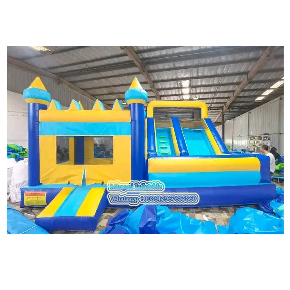 Interesting 6x7x4m commercial inflatable bounce house jumpers inflatable castle bouncy castle for kids