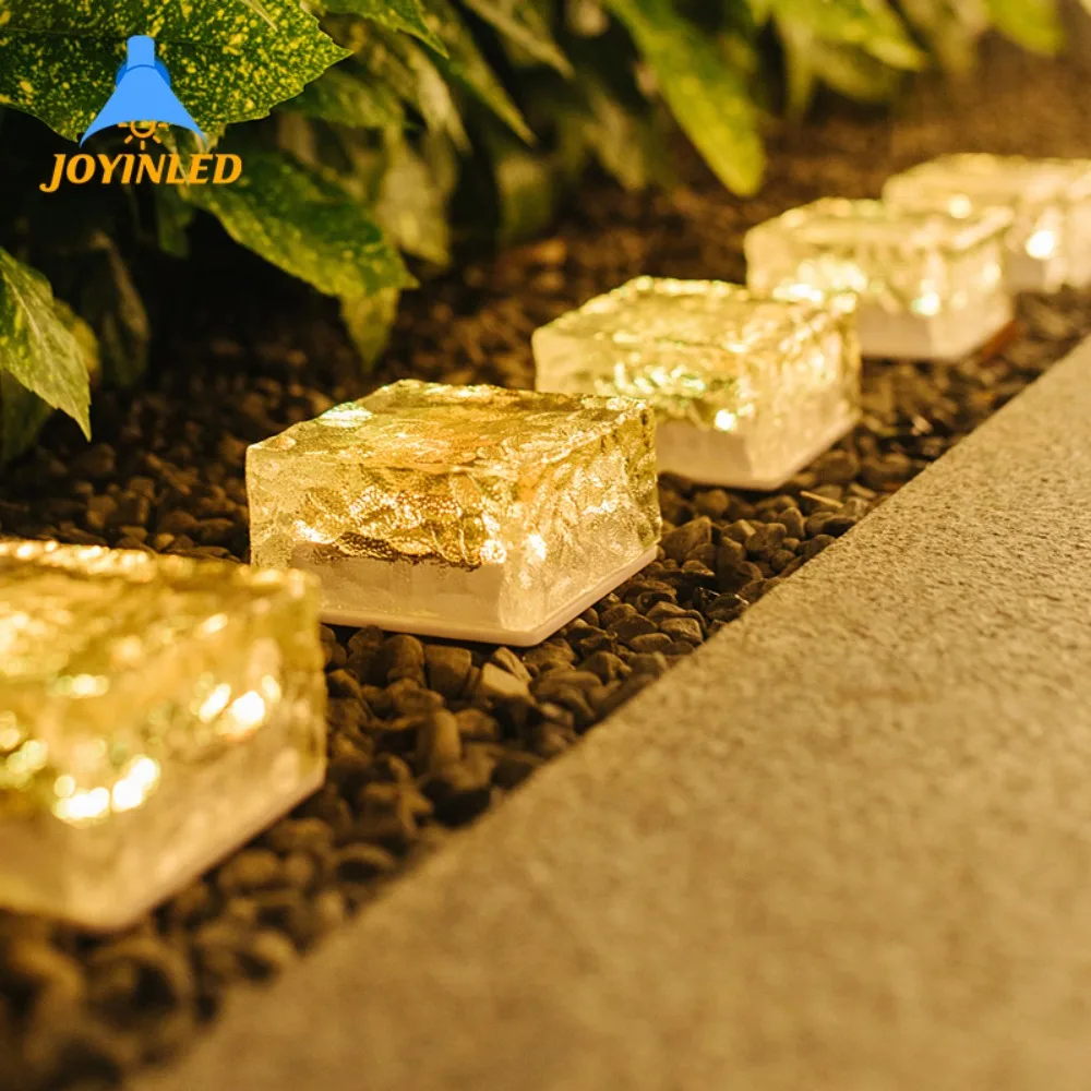 

Solar LED Lights Outdoors Ice Cube Floor Lanterns IP65 Outdoor Balcony Park Lamp Decorations Lighting for Garden Floor Lamp