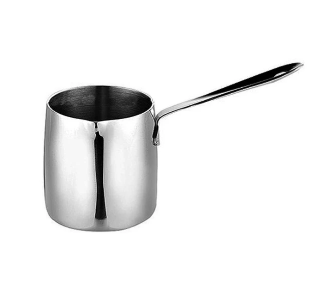 Home Kitchen Milk Pot Stainless Steel Milk Butter Warmer Mini