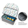 Breast Pump Bag Cooler Compartment for Breast Pump - Middle Size Cooler Bag Double Layer Pumping Bag for Working Outdoor Mom 3