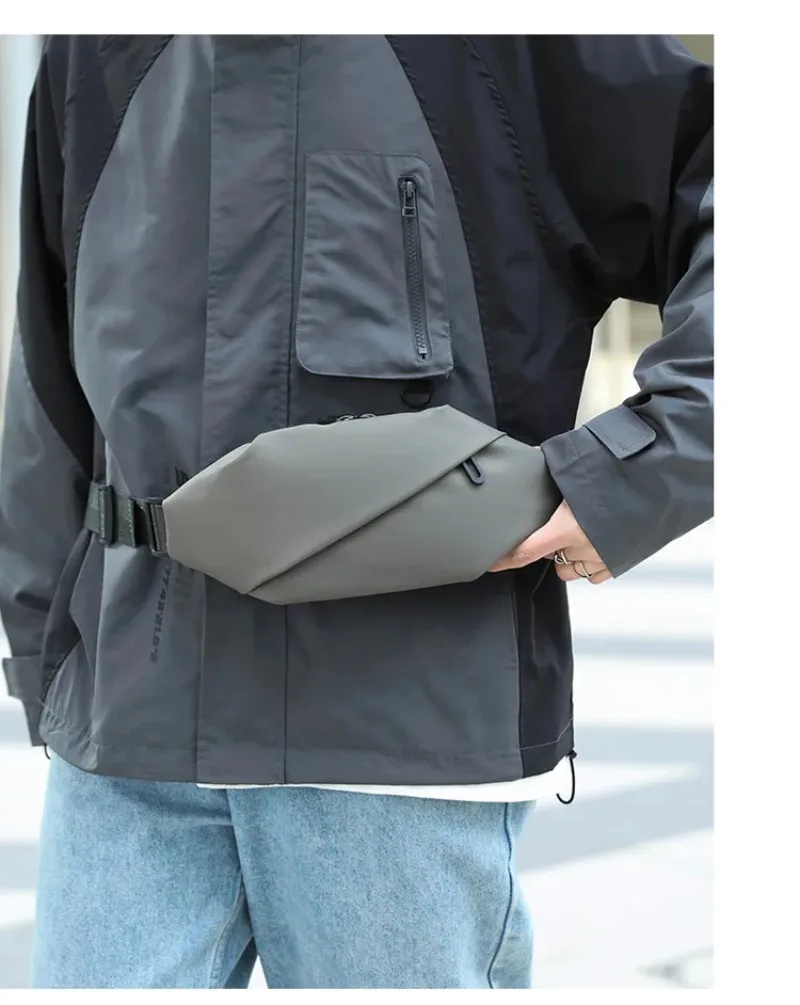 Männer Minimalistische Outdoor-Sport Laufen Jogging Taille Tasche Mann Wasserdichte Fanny Pack Stilvolle Cross Body Gürtel Tasche Taille Tasche für Männer – Detail 13