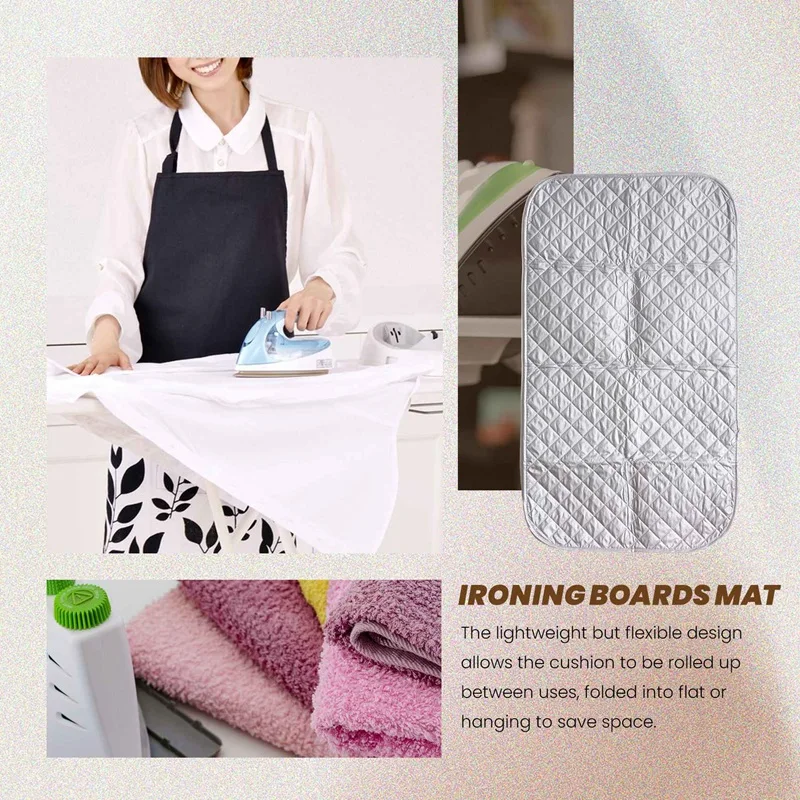 【CLEARANCE】Thickened High Temperature Resistant Non-Slip Ironing Iron Pad Laundry Mat Ironing Boards Mat