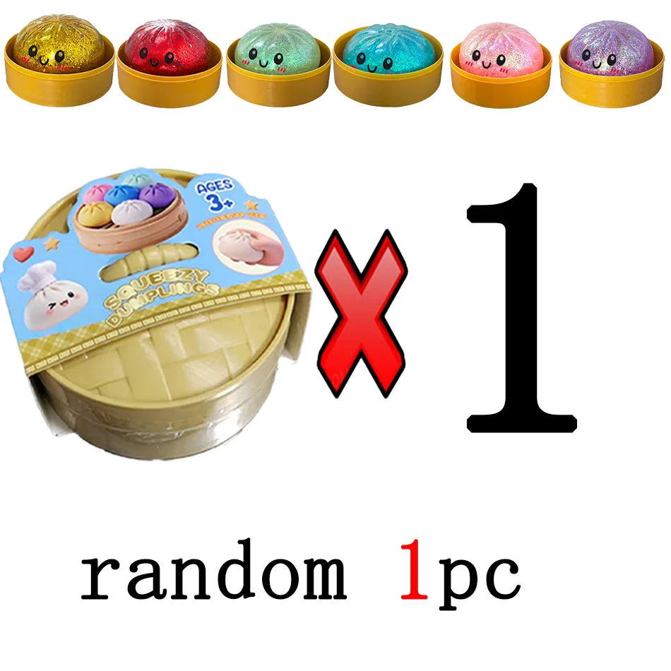 Dumpling Squishy Mysteries: Stress Relief Fidget Toy & Party Gift