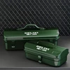 Household Multifunctional Iron Metal Tool Storage Box Toolbox Thickened Car Metal Auto Repair Hardware Toolbox 1