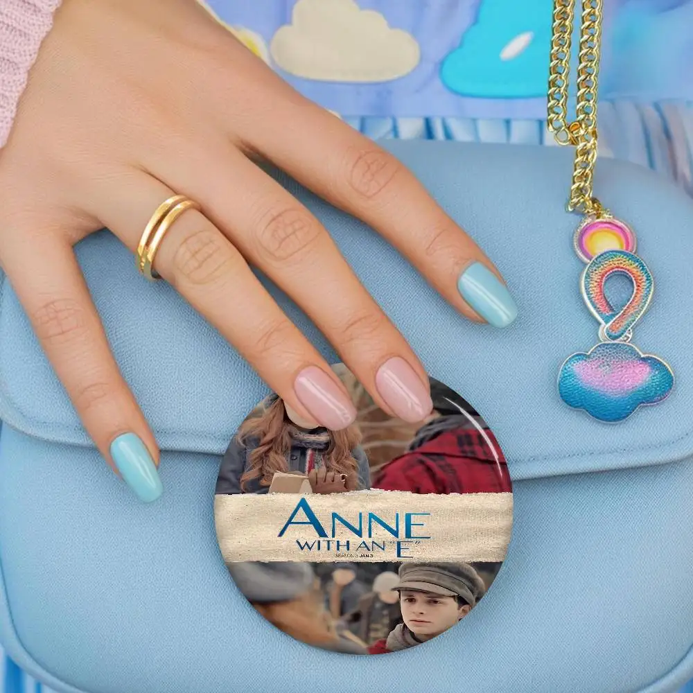 Anne With An E Movie Customizable Soft Button Pin For Women Creative Jewelry Funny Badge Cartoon Lover Hat