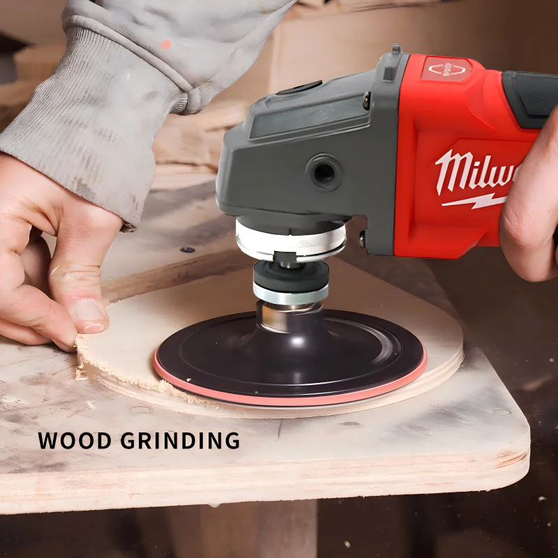 Milwaukee 18V Battery 125mm100mm Brushless Angle Grinder Cutting Polishing Grinding Machine Variable Speed 3 Gear M14 PowerTools 4