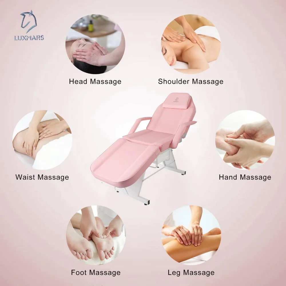 Description Picture 6 of itemPedicure Chairs, Tattoo Chair Massage Bed Salon Bed with Hydraulic Stool for Professional Massage Facial Beauty Pedicure Chairs