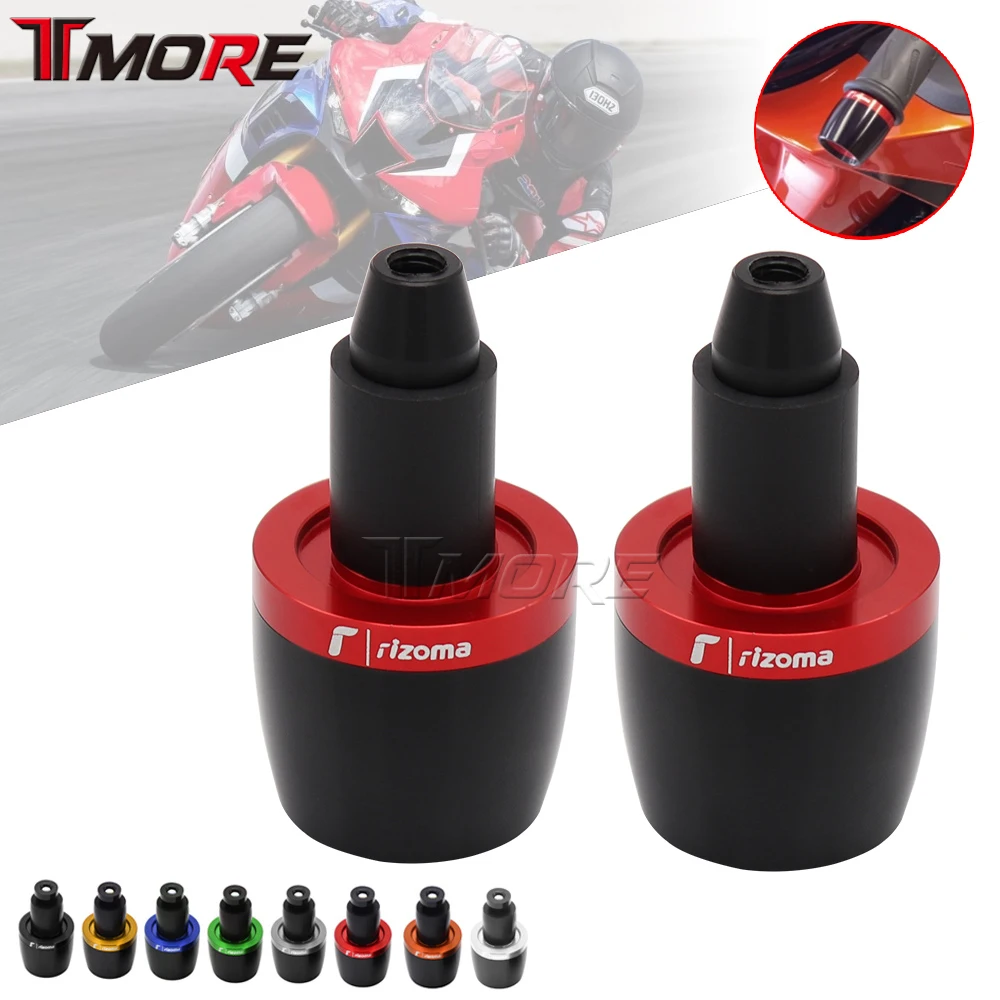 

Handle Bar Ends Grips Universal For Honda Ducati Yamaha Kawasaki 7/8" 22mm Motorcycle Handlebar Counterweight Plug Slider