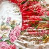 Flower Printed Fitted Bed Sheets Reactive Printed sabanas cama matrimonial Single/Queen/King Mattress Cover Double Bedsheets 4